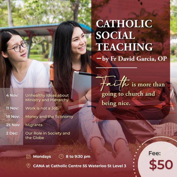 Catholic Social Teaching by Fr. David Garcia, OP