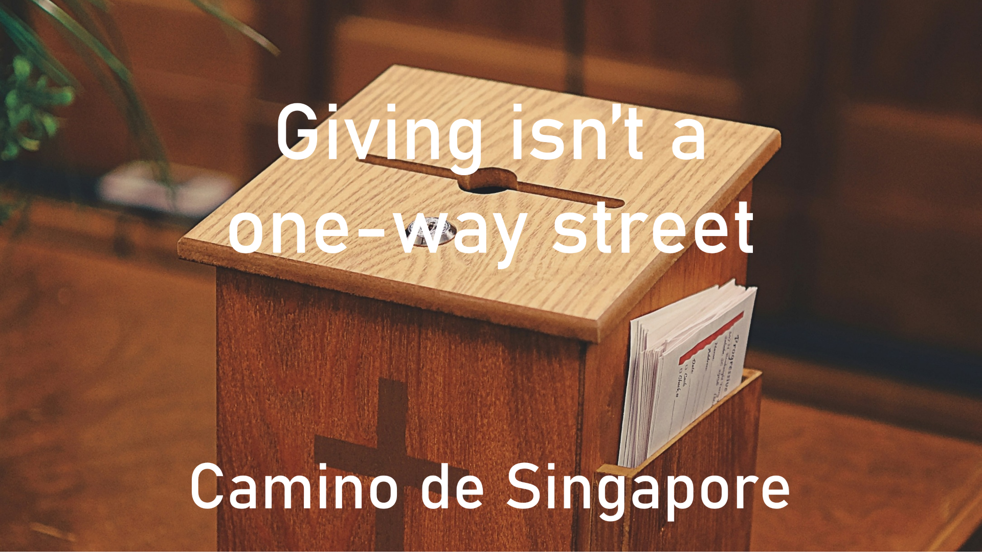Giving Isn't A One-Way Street Camino feb 2026
