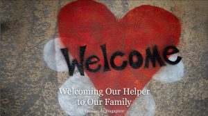 Camino Welcoming Our Helper to Our Family Web 884x494px