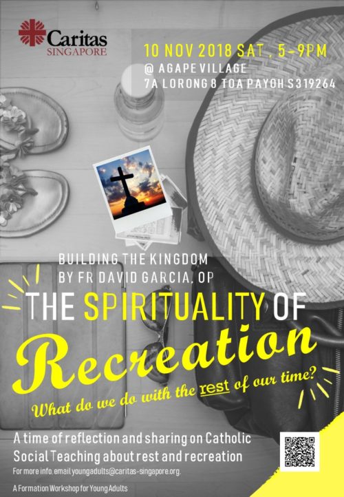 Young Adults Building the Kingdom Workshop: The Spirituality of Recreation 5 Caritas Spirituality of Recreation e1537942633131