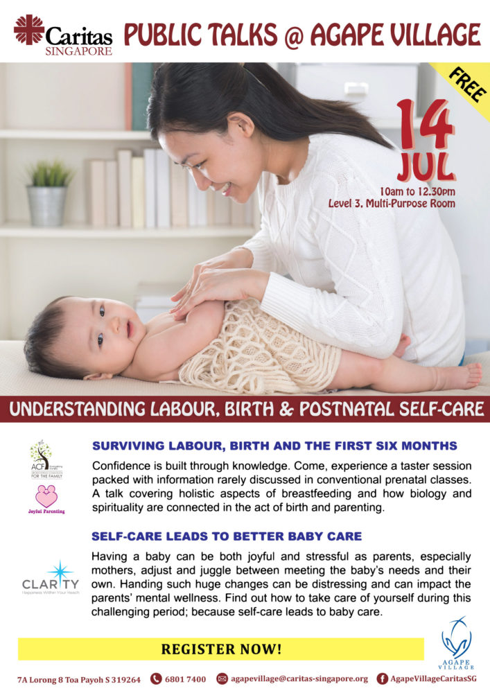 PUBLIC TALKS @ AGAPE VILLAGE | UNDERSTANDING LABOUR, BIRTH & POSTNATAL SELF-CARE 5 EDM Public Talk@AV e1529308783301