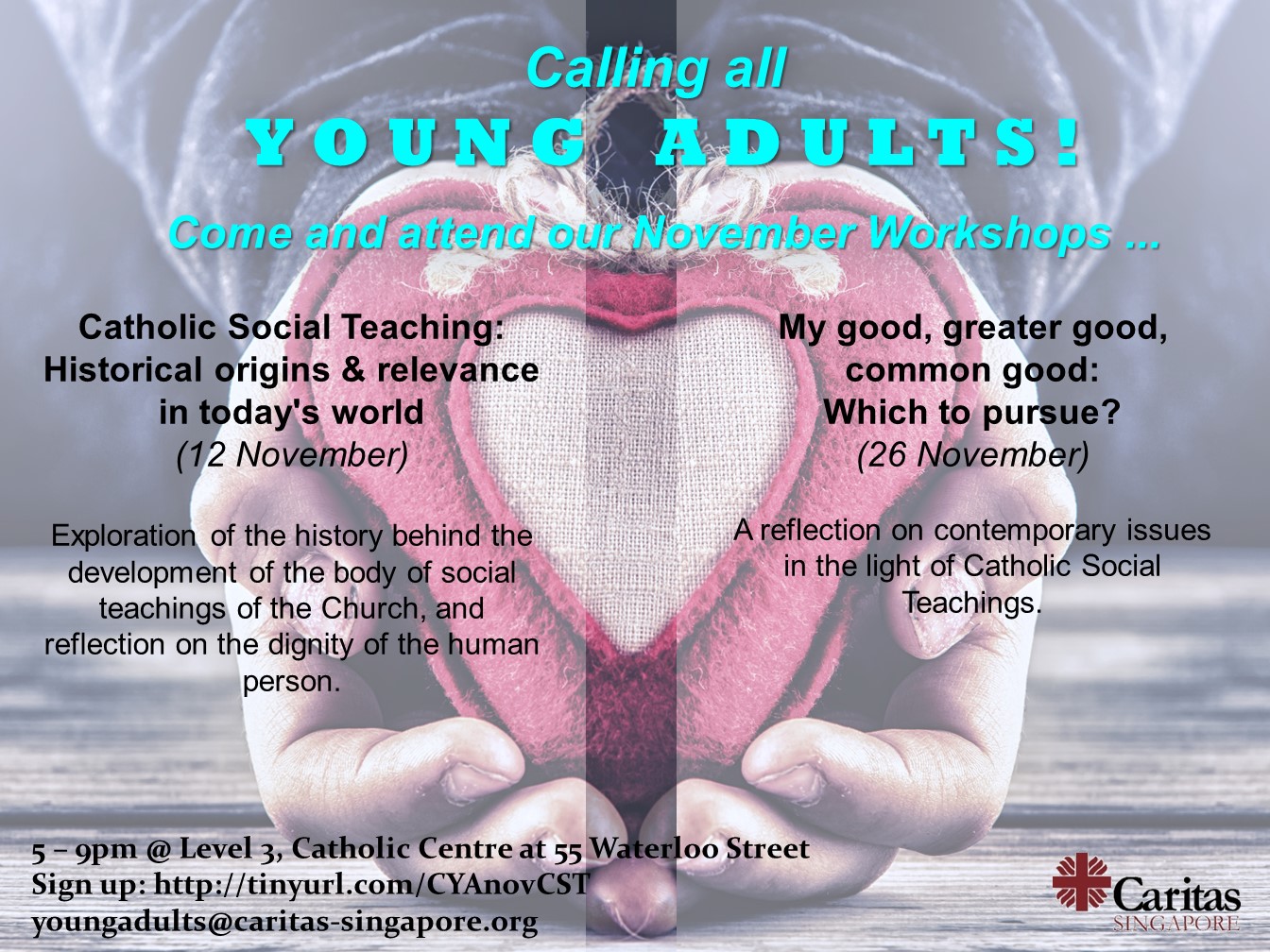 Nov Workshops for YA CST