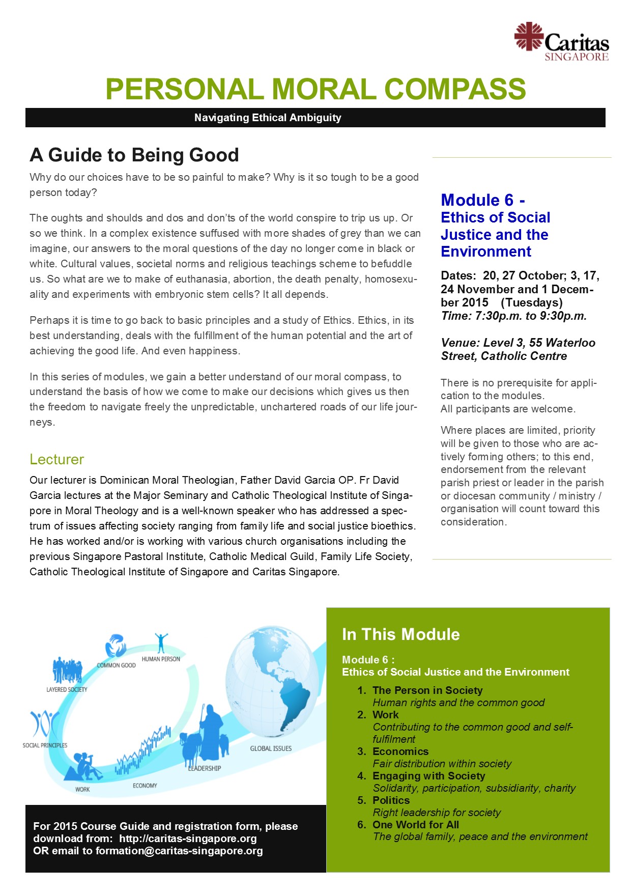 Personal Moral Compass 2015 promo flyer M6