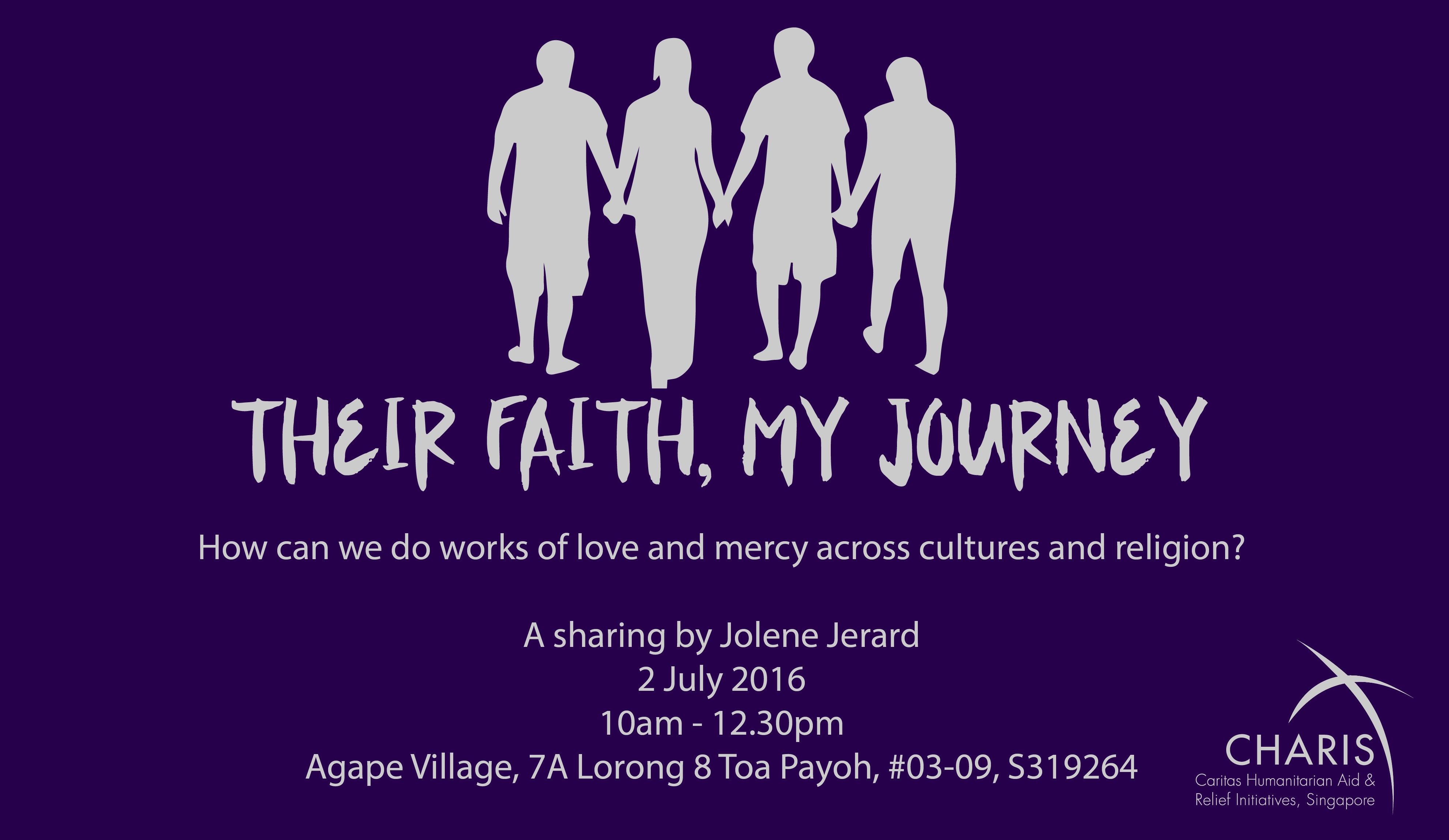 'Their Faith, My Journey' 5 Their faith my journey CHARIS talk